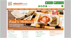 Desktop Screenshot of healthtrust.org