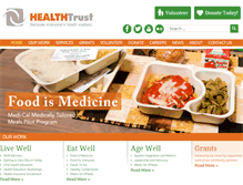 Tablet Screenshot of healthtrust.org